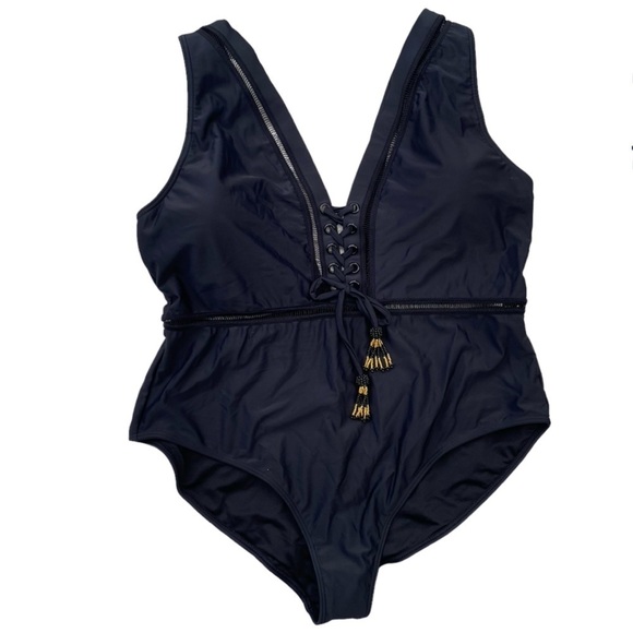 Black Venus one piece Swimsuit set size 22 NWOT - Picture 1 of 7